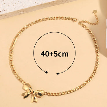 Wholesale Jewelry Simple Style Classic Style Solid Color 304 Stainless Steel 14K Gold Plated Plating Pendant Necklace