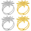 Wholesale Jewelry Simple Style Classic Style Solid Color 304 Stainless Steel 18K Gold Plated Irregular Polishing Rings