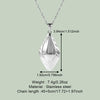 Wholesale Jewelry Simple Style Classic Style Solid Color 304 Stainless Steel 18K Gold Plated Plating Pendant Necklace
