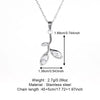 Wholesale Jewelry Simple Style Classic Style Solid Color 304 Stainless Steel 18K Gold Plated Plating Pendant Necklace