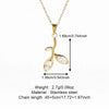 Wholesale Jewelry Simple Style Classic Style Solid Color 304 Stainless Steel 18K Gold Plated Plating Pendant Necklace