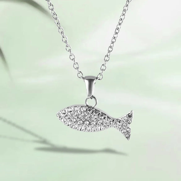 Wholesale Jewelry Simple Style Classic Style Solid Color 304 Stainless Steel 18K Gold Plated Plating Pendant Necklace