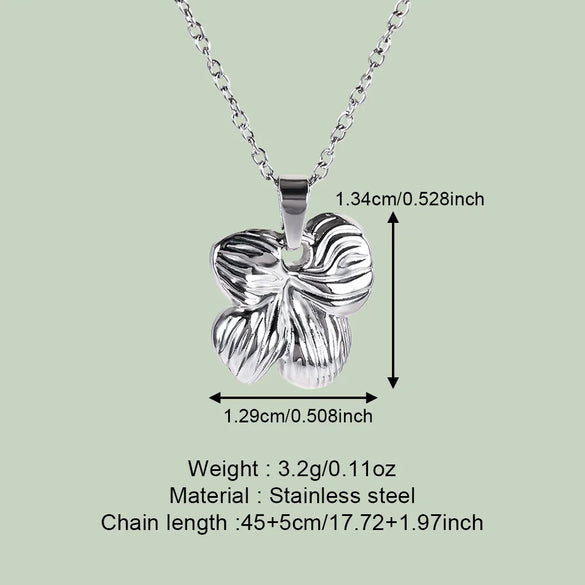 Wholesale Jewelry Simple Style Classic Style Solid Color 304 Stainless Steel 18K Gold Plated Plating Pendant Necklace