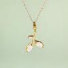 Wholesale Jewelry Simple Style Classic Style Solid Color 304 Stainless Steel 18K Gold Plated Plating Pendant Necklace