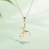 Wholesale Jewelry Simple Style Classic Style Solid Color 304 Stainless Steel 18K Gold Plated Plating Pendant Necklace