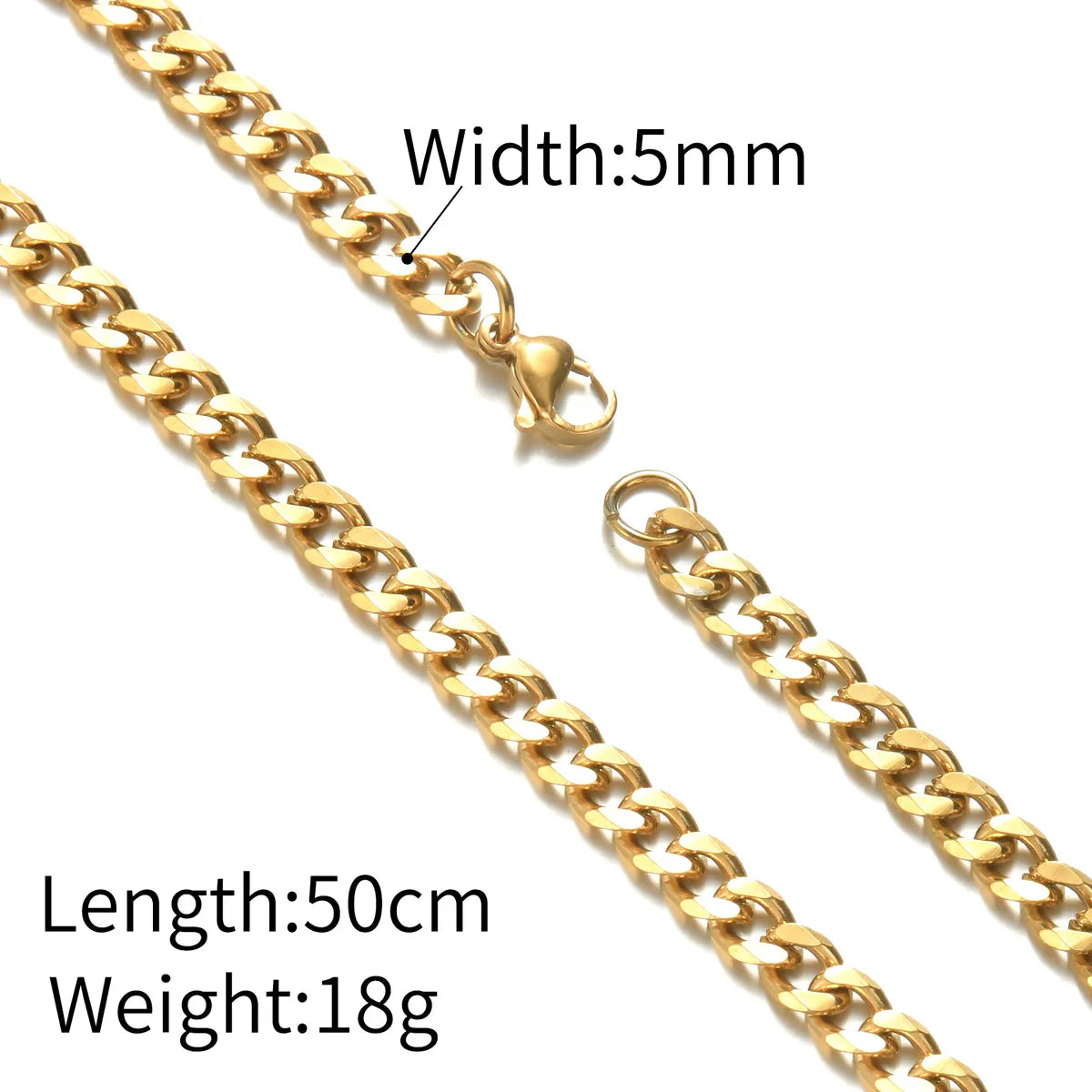 Wholesale Jewelry Simple Style Classic Style Solid Color 304 Stainless Steel Plating Necklace