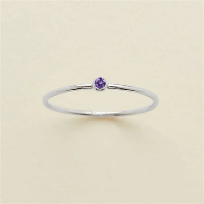 Wholesale Jewelry Simple Style Classic Style Solid Color 304 Stainless Steel Rhinestones Inlay Rings