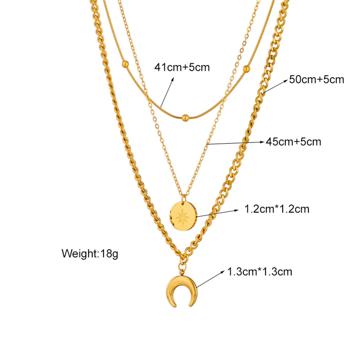 Wholesale Jewelry Simple Style Classic Style Solid Color Titanium Steel Plating Pendant Necklace