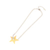 Wholesale Jewelry Simple Style Classic Style Star Heart Shape Butterfly 304 Stainless Steel 18K Gold Plated Plating Pendant Necklace