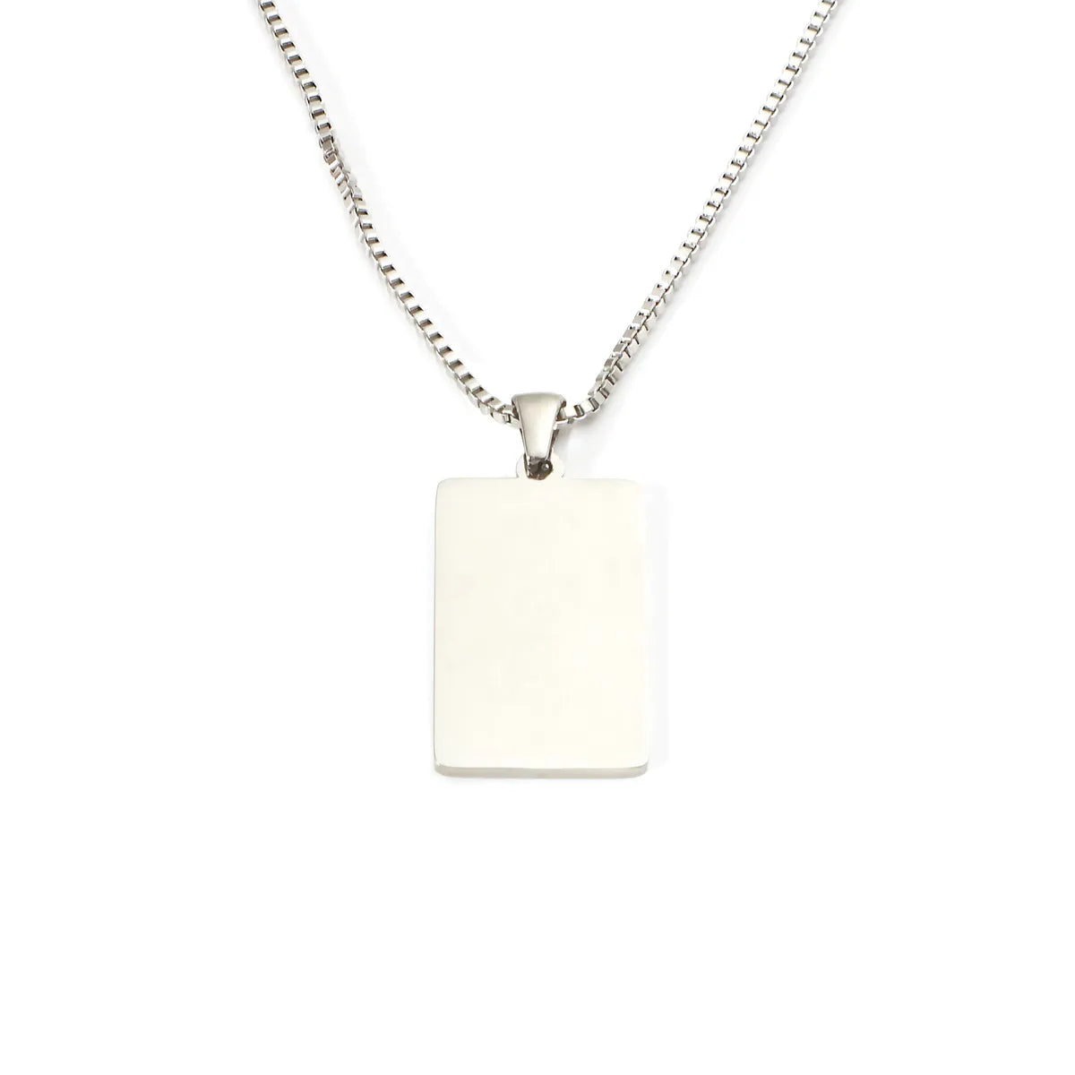 Wholesale Jewelry Simple Style Classic Style U Shape 304 Stainless Steel Plating Pendant Necklace