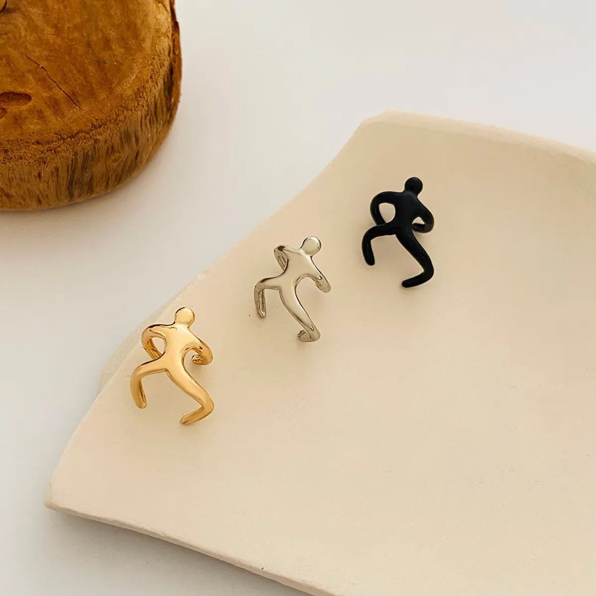 Wholesale Jewelry Simple Style Commute Cartoon Character Alloy Ear Cuffs