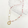 Wholesale Jewelry Simple Style Commute Round Sun 304 Stainless Steel Gold Plated Beaded Bracelets Necklace