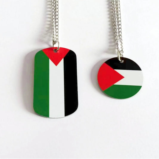 Wholesale Jewelry Simple Style Cool Style National Flag 304 Stainless Steel Pendant Necklace