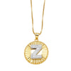 Wholesale Jewelry Simple Style Cross Copper Real Gold Plated Necklace