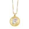 Wholesale Jewelry Simple Style Cross Copper Real Gold Plated Necklace