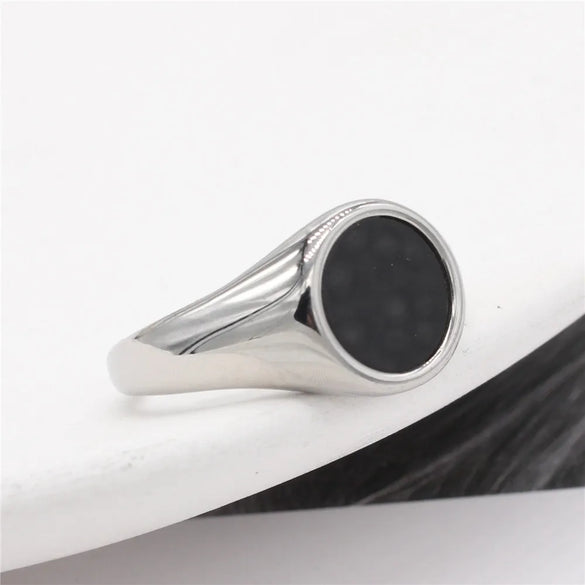 Wholesale Jewelry Simple Style Geometric 304 Stainless Steel Shell 18K Gold Plated Rings