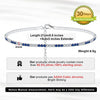 Wholesale Jewelry Simple Style Geometric 925 Sterling Silver Zircon Anklet