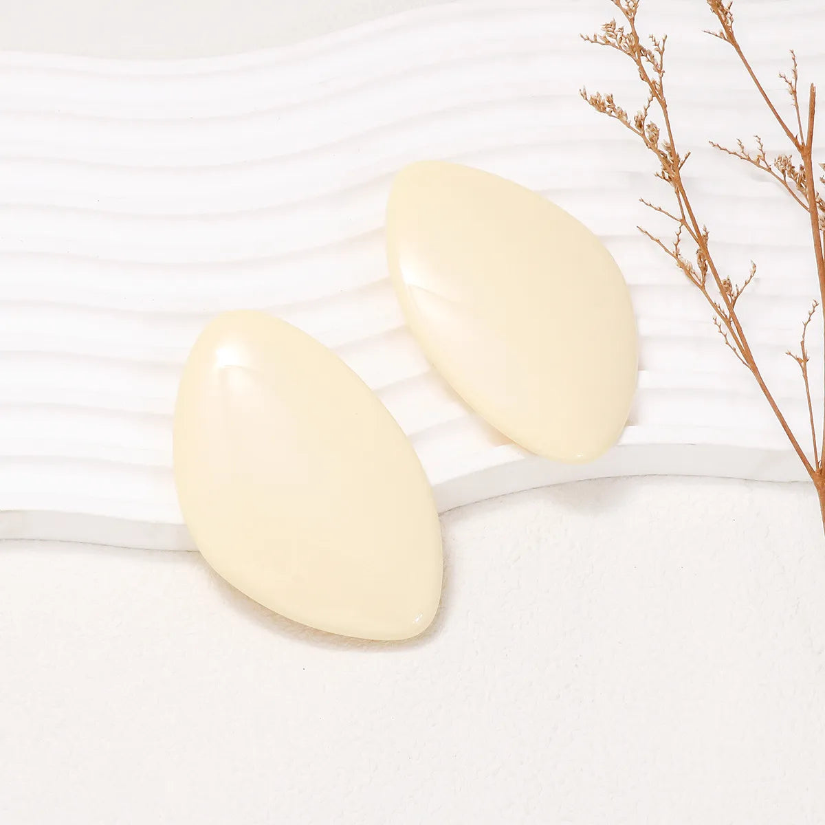 Wholesale Jewelry Simple Style Geometric Agate Ear Studs