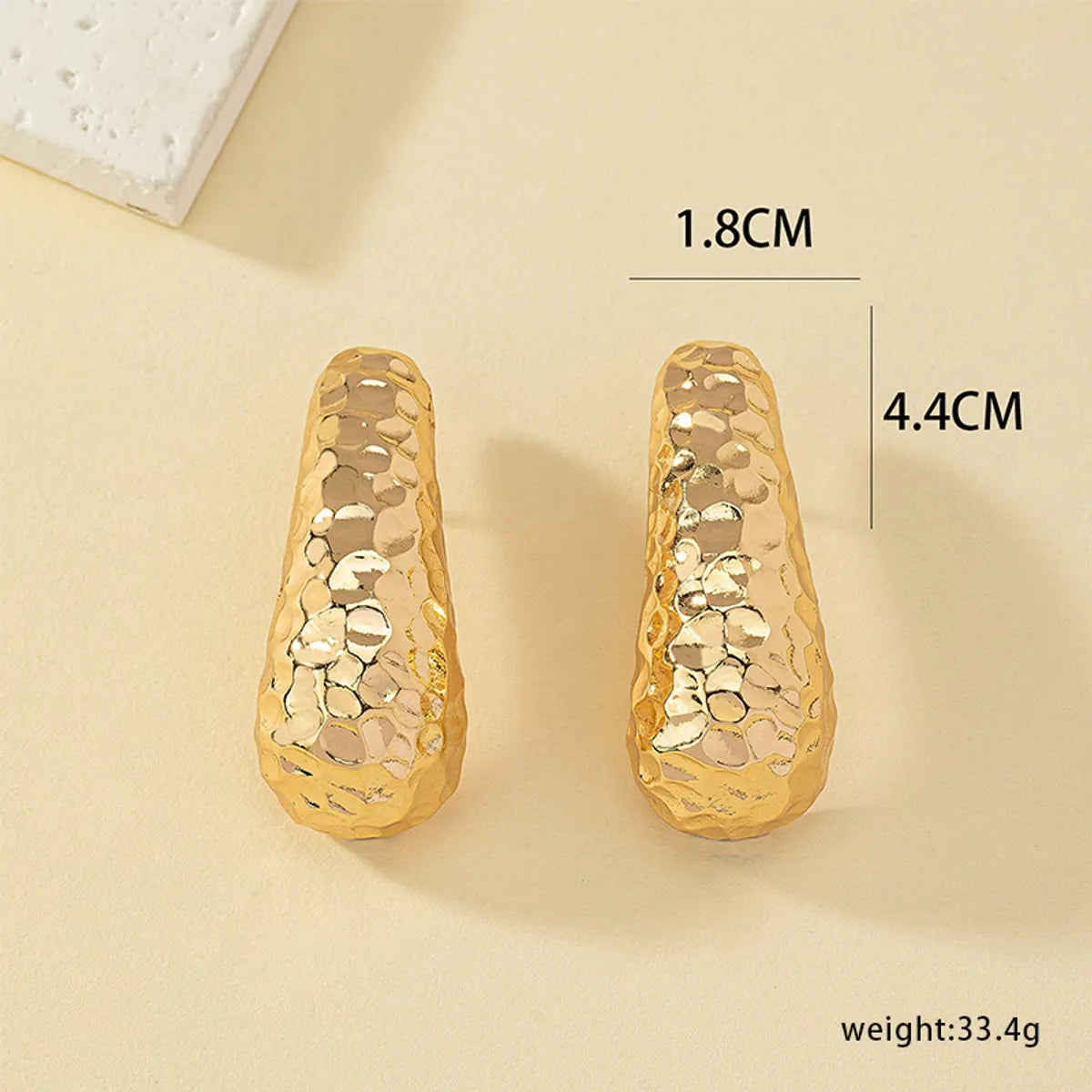 1 Pair Simple Style Geometric Plating Alloy 14k Gold Plated Silver Plated Drop Earrings