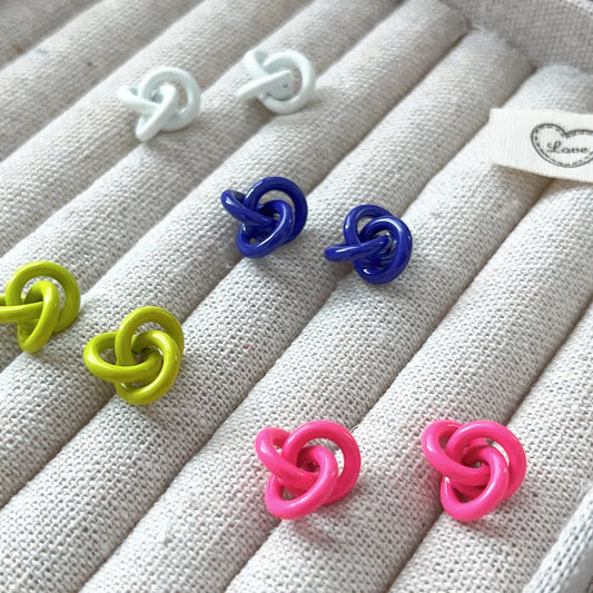 Wholesale Jewelry Simple Style Geometric Alloy Stoving Varnish Ear Studs