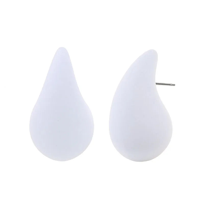 Wholesale Jewelry Simple Style Geometric Arylic Stoving Varnish Ear Studs