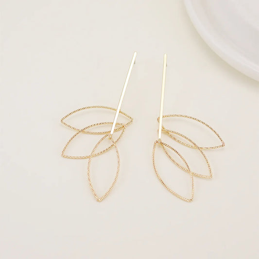 Wholesale Jewelry Simple Style Geometric Iron Hollow Out Ear Studs