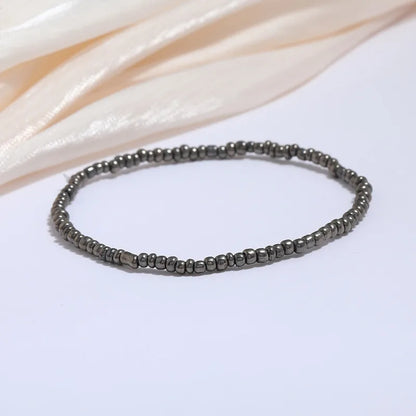 Wholesale Jewelry Simple Style Geometric Seed Bead Stoving Varnish Anklet