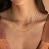 Wholesale Jewelry Simple Style Geometric Solid Color Titanium Steel Chain Necklace