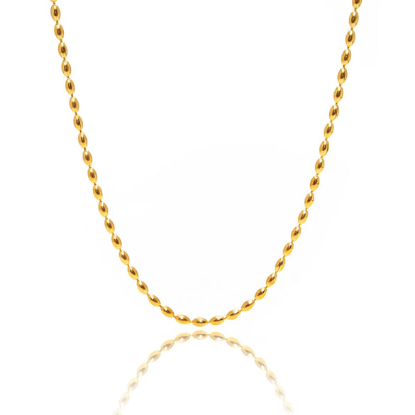 Wholesale Jewelry Simple Style Geometric Solid Color Titanium Steel Chain Necklace