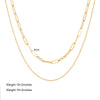 Wholesale Jewelry Simple Style Geometric Solid Color Titanium Steel Necklace