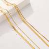 Wholesale Jewelry Simple Style Geometric Solid Color Titanium Steel Necklace