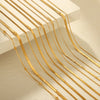 Wholesale Jewelry Simple Style Geometric Titanium Steel Plating Necklace