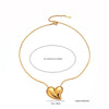 Wholesale Jewelry Simple Style Heart Shape Titanium Steel Jewelry Set