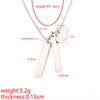 Wholesale Jewelry Simple Style Heart Shape Titanium Steel Pendant Necklace