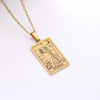 Wholesale Jewelry Simple Style Human Tarot 304 Stainless Steel Plating Pendant Necklace