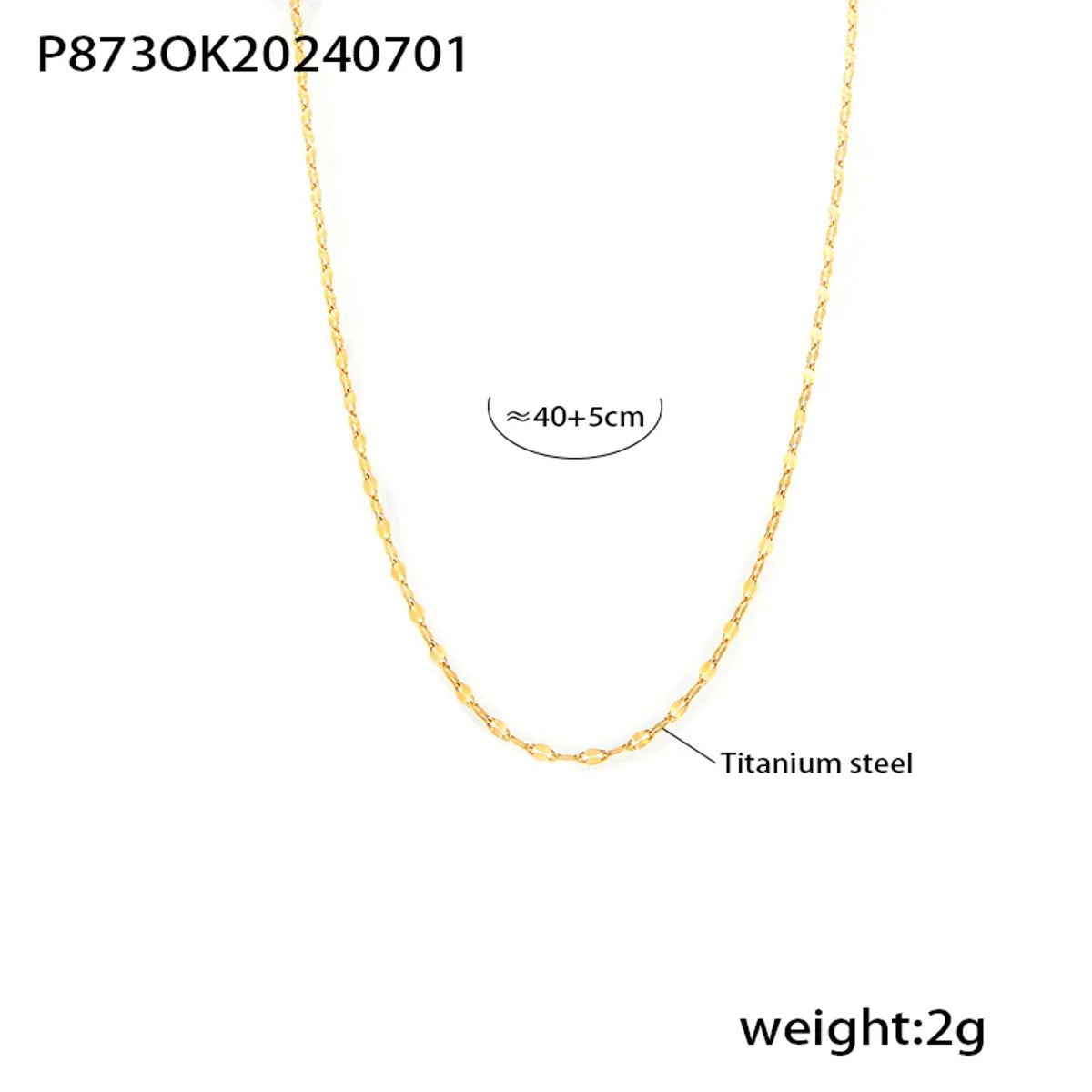 Wholesale Jewelry Simple Style Korean Style Hexagon 304 Stainless Steel 18K Gold Plated Plating Pendant Necklace Necklace