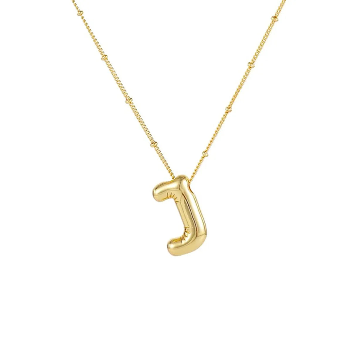 Wholesale Jewelry Simple Style Letter 304 Stainless Steel Gold Plated Plating Pendant Necklace