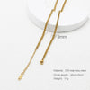 Wholesale Jewelry Simple Style Printing 316 Stainless Steel  Plating Necklace