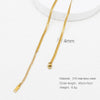 Wholesale Jewelry Simple Style Printing 316 Stainless Steel  Plating Necklace