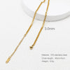 Wholesale Jewelry Simple Style Printing 316 Stainless Steel  Plating Necklace