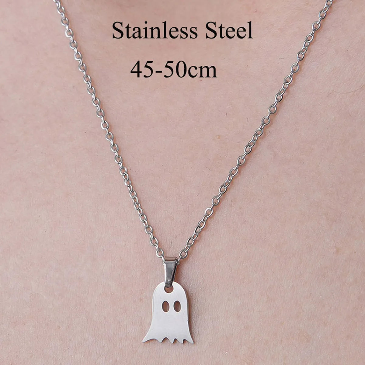 Wholesale Jewelry Simple Style Robot Lightning Airplane 201 Stainless Steel Polishing Hollow Out Pendant Necklace