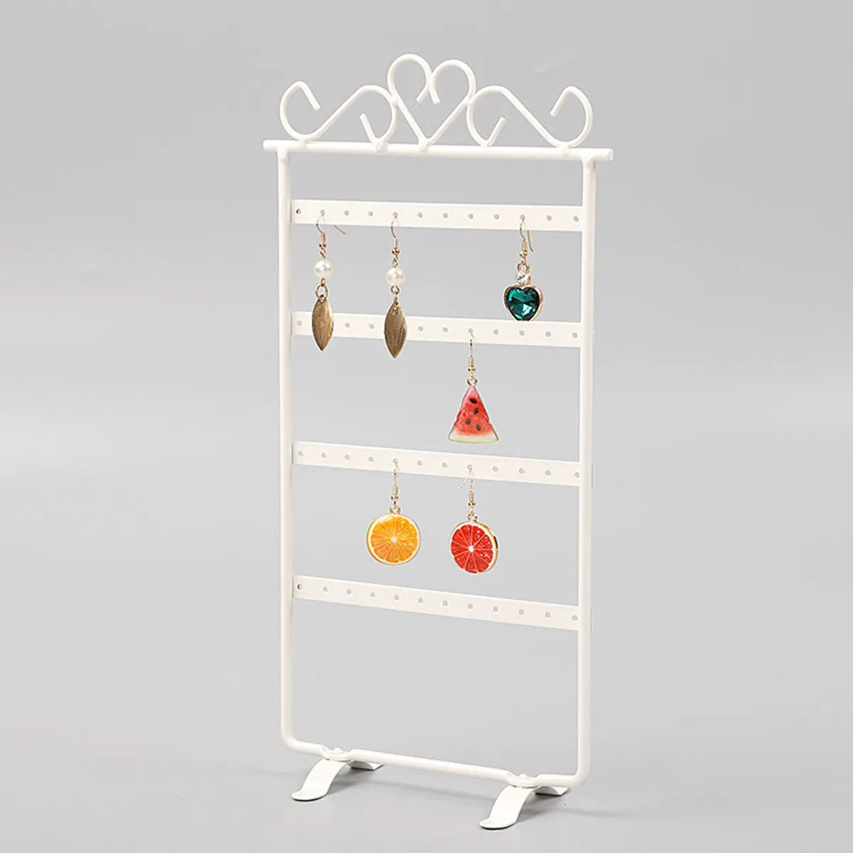 Wholesale Jewelry Simple Style Solid Color Metal Layered Jewelry Rack