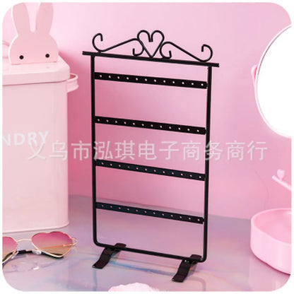 Wholesale Jewelry Simple Style Solid Color Metal Layered Jewelry Rack