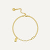 Wholesale Jewelry Simple Style Solid Color Rectangle Copper Anklet