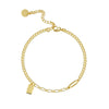 Wholesale Jewelry Simple Style Solid Color Rectangle Copper Anklet