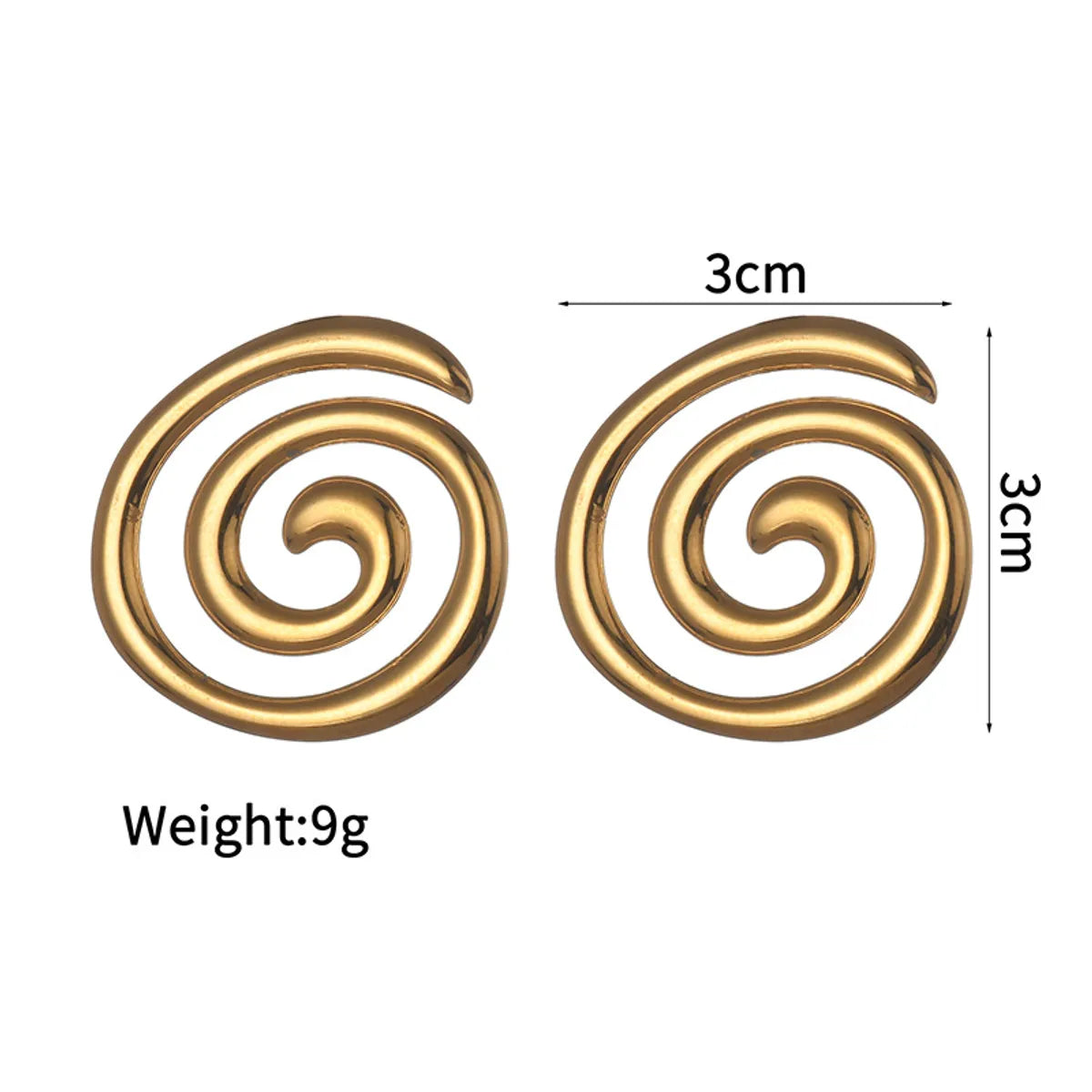 Wholesale Jewelry Simple Style Solid Color Titanium Steel Plating Rings Earrings