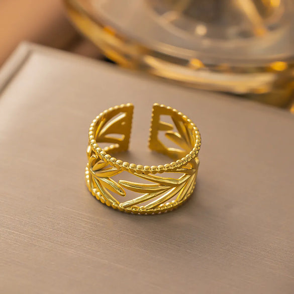 Wholesale Jewelry Simple Style Solid Color Titanium Steel Plating Rings