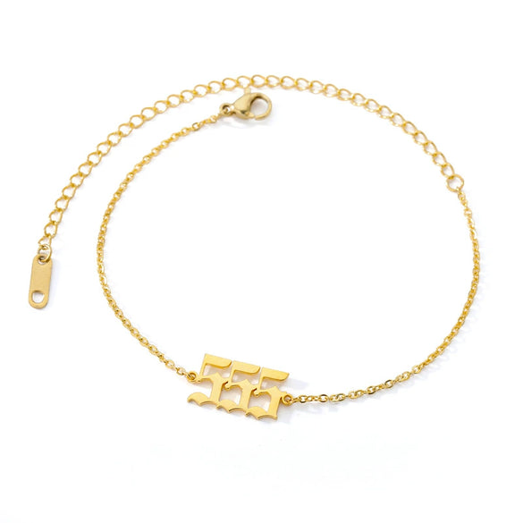 Wholesale Jewelry Simple Style Stainless Steel Ochain Necklace With Letters Numbers Text Electroplating
