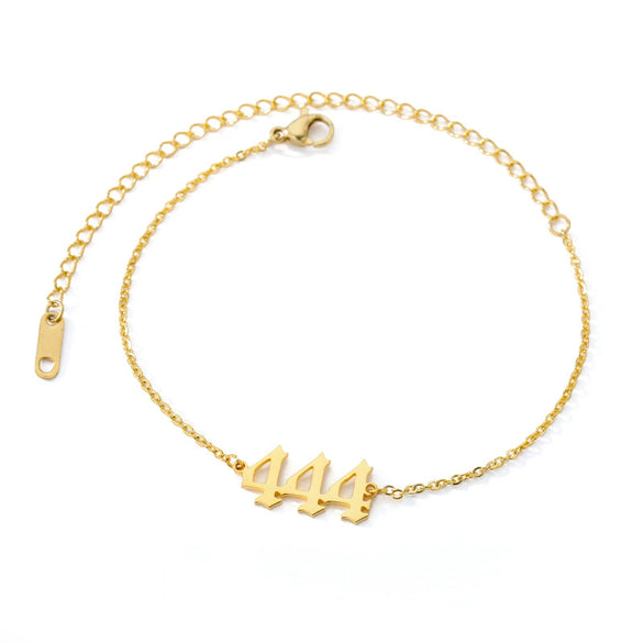 Wholesale Jewelry Simple Style Stainless Steel Ochain Necklace With Letters Numbers Text Electroplating