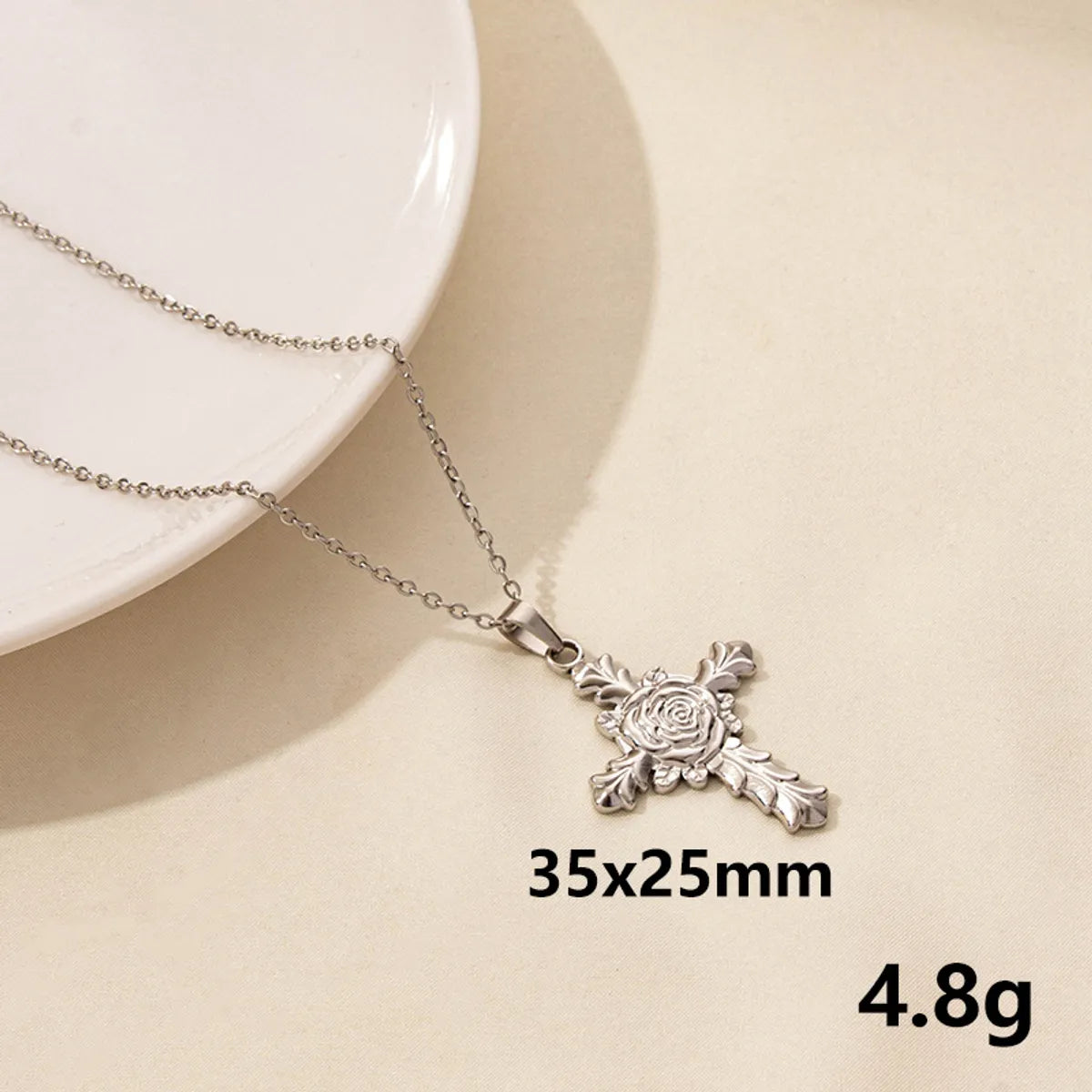 Wholesale Jewelry Simple Style Sun Heart Shape Butterfly 304 Stainless Steel Chain Pendant Necklace